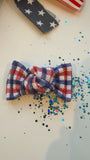 LED | KNOTTED BLUE+ RED PLAID