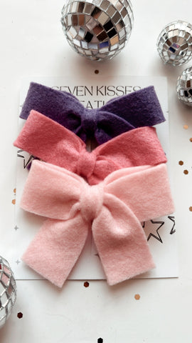 SCHOOL | FELT BOW SET