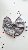 RWB | DAINTY FLORAL SASSY HAIR BOW