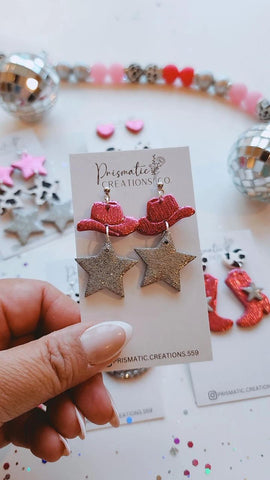 DISCO | HAT/STAR DANGLES