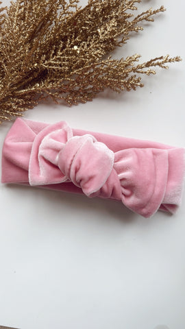 PNK | PINK VELVET HEADWRAP