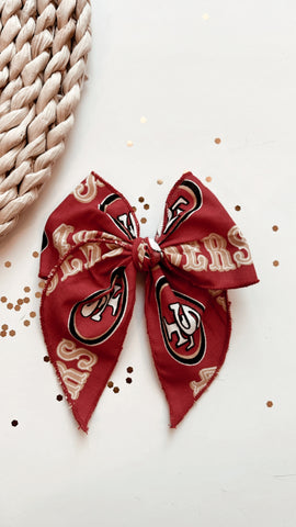 TT | NINERS SASSY HAIR BOW