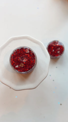 MBB | RED WITH GINGERBREAD GLITTER GEL