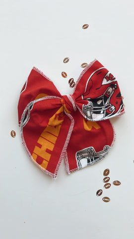 KICK | CHIEFS SASSY HAIR BOW