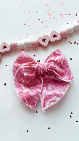 SWT | ROSES SASSY HAIR BOW