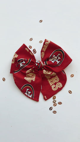KICK | 49ERS SASSY HAIR BOW