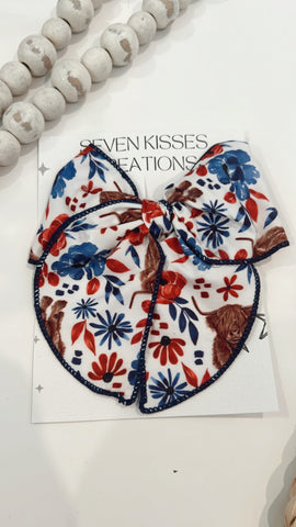 SEMI | HIGHLAND COW SASSY HAIR BOW