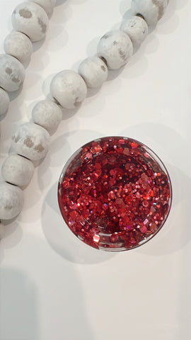 SEMI | RED GLITTER GEL