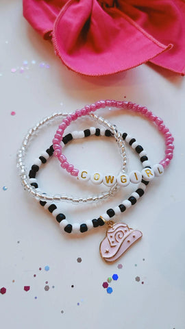 DISCO | DISCO COWGIRL BEAD BRACELET STACK SKC