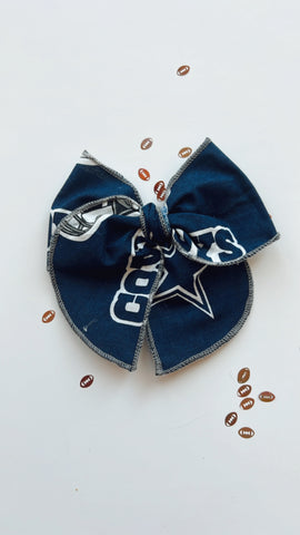 KICK | COWBOYS SASSY HAIR BOW