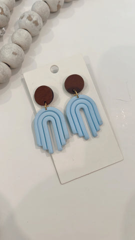 SEMI | BLUE ARCH DANGLES