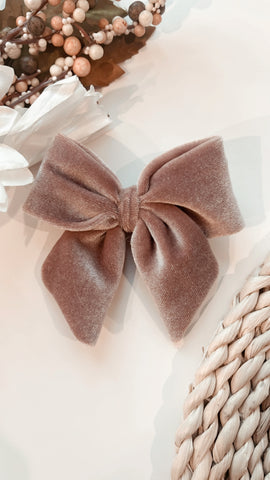 HH2 | mauve lauren hair bow