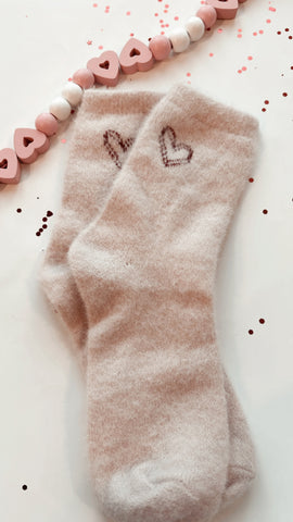 SWT | BLUSH FUZZY SOCKS