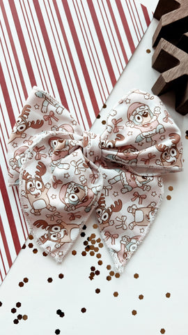 HJ | BLUEY CHRISTMAS SASSY BOW