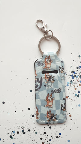 SISTERS | CHECKERED BLUEY + BINGO LIP BALM HOLDER