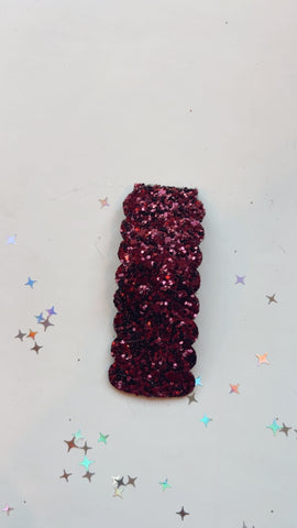 MBB | WINE GLITTER SNAPPY