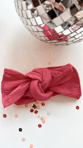 GROOVY | HOT PINK HEADWRAP