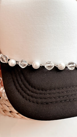 CHAIN | PEARL AND RHINESTONE CHAIN