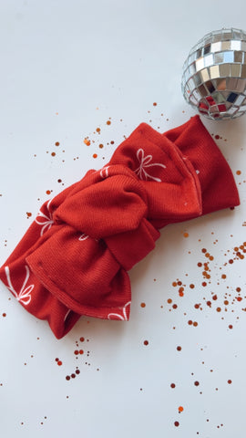 WEA | RED WITH COQUETTE BOW