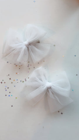 MBB | WHITE TULLE PIGGIES