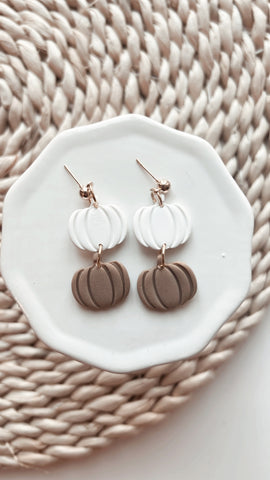 HH | brown pumpkins dangles