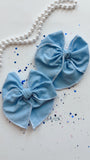 JEA | CHAMBRAY HAIR BOW