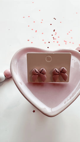 SWT | PINK BOW STUDS