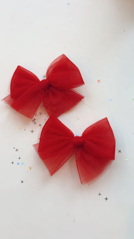 MBB | RED TULLE PIGGIES